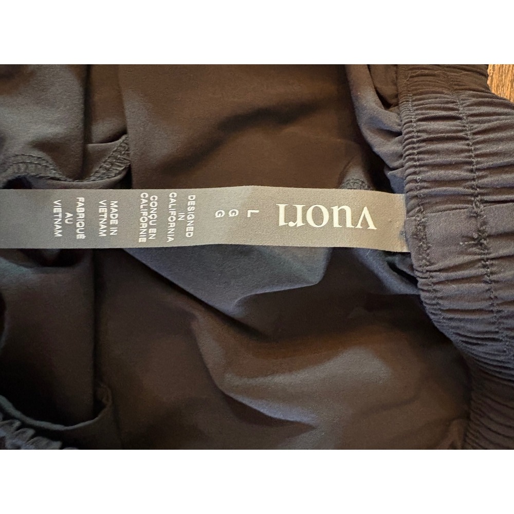 Vuori Villa Wideleg Pant Womens Larg NWT High Rise Relaxed Athleisure Black - Picture 10 of 10